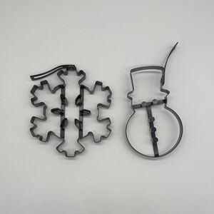 Williams Sonoma Winter Snow Pancake Molds - Snowflake and Snowman